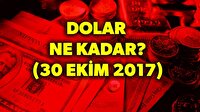 Dolar düşüşe geçti! 30 Ekim dolar kuru fiyatı ne kadar?