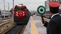 Bakü-Tiflis-Kars Demiryolu'nda ilk tren 10 saat erken geldi