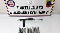 Tunceli'de 16 adet patlayıcı ele geçirildi