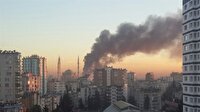 Adana'da yemeklik yağ deposunda yangın! Dumanlar Adana'yı sardı!