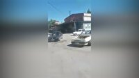 Drift yaparken kafa kafaya çarpıştılar!