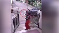 Üzerinden araba geçen küçük kız böyle kurtuldu