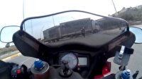 2 motorcunun hayatını kaybettiği feci kaza kask kamerasında!