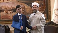 Diyanet İşleri Başkanı Erbaş Cuneydi'yi kabul etti