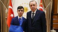 Erdoğan Filistinli Cuneydi'yi ağırladı