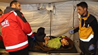 Ölüme terk edilen engelli Afrinli kadını Türk askeri kurtardı