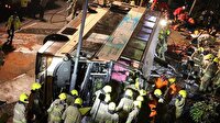 Hong Kong'da otobüs devrildi: 18 ölü