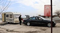 Gurbetten gelip karavanını Mehmetçik'e bağışladı