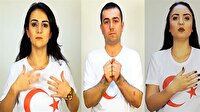 İşitme engellilerden Zeytin Dalı Harekatı'na videolu destek