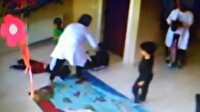 Kreşte minik çocuklara işkence kamerada