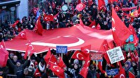 Brüksel'de Zeytin Dalı Harekatına destek mitingi