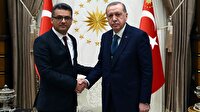 Erdoğan KKTC Başbakanı Erhürman'ı kabul etti