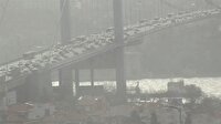 15 Temmuz Şehitler Köprüsü'nde trafiği kilitleyen kaza
