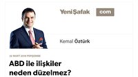 ABD ile ilişkiler neden düzelmez?