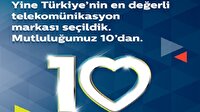 Türk Telekom, 10. Kez Türkiye’nin en değerli telekomünikasyon markası
