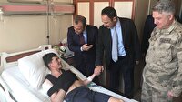 Teröristlerle 10 metreden çatışmışlar