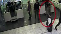 Atatürk Havalimanı'nda uyuşturucu operasyonu kamerada