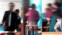 Sınıfta skandal görüntüler!