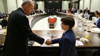 Cumhurbaşkanı Erdoğan, öğrencileri kabul etti