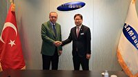 Cumhurbaşkanı Erdoğan Samsung firmasını ziyaret etti
