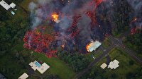 Hawaii'de yanardağ 31 evi yuttu