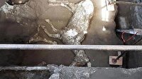 Lavların altında kaldı: Şoke eden görüntü!