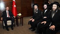 Erdoğan ziyaretinde dikkat çeken rozet