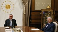 Cumhurbaşkanlığı Külliyesi'nde kritik görüşme