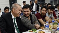 Cumhurbaşkanı Erdoğan'dan sahurda öğrenci yurduna sürpriz ziyaret
