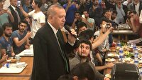 Cumhurbaşkanı Erdoğan sahura davet eden öğrencileri kırmadı