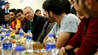 Cumhurbaşkanı Erdoğan'dan sahurda sürpriz ziyaret