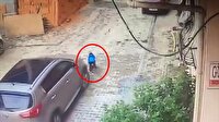 Annesinin ezdiği çocuğun inanılmaz kurtuluşu kamerada