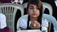 Çocuklar iftar sofrasında buluştu