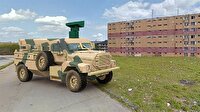 Askeri araçlara duvar arkasını gösteren radar