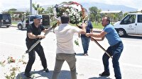 Şehit yakınları CHP çelengini parçaladı