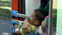 Parkta oyun oynayan küçük çocuğu yılan ısırdı