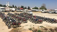 Şanlıurfa'da hırsızlık operasyonu: 233 motorsiklet ele geçirildi