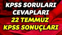 KPSS soruları cevapları - 22 Temmuz 2018 KPSS sonuçları