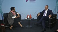 Çavuşoğlu, mevkidaşıyla görüşmek üzere Singapur'da