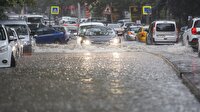 Ankara'da sağanak yağış vatandaşlara zor anlar yaşattı