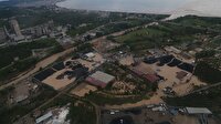 Ordu'daki sel felaketi havadan görüntülendi