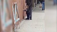 Görme engelli babasına kılavuz olan minik kahraman