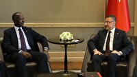 Fuat Oktay Sudan Cumhurbaşkanı Yardımcısı İbrahim ile görüştü