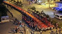 Bitlis'te 'Malazgirt şehitleri' anısına fener alayı düzenlendi