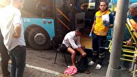 Akbilsiz bindikleri otobüsün şoförünü bıçakladılar