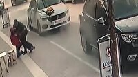 "Gelin arabası"yla soygun girişimi kamerada