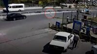 Vicdansız adam arkasına bile bakmadan kaçtı!