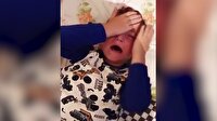 Sünnet olan çocuğun kahkahaya boğan feryadı