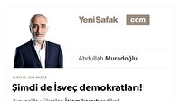 Şimdi de İsveç demokratları!