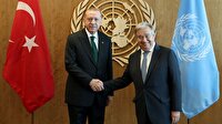Cumhurbaşkanı Erdoğan, BM Genel Sekreteri ile görüştü